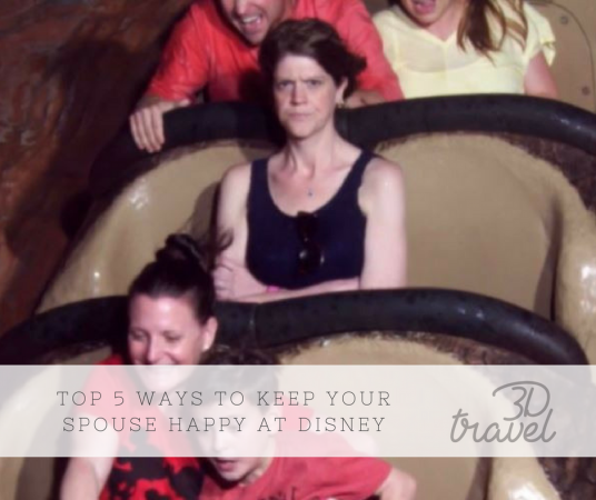 Facebook photo - top 5 ways to keep your spouse happy at Disney